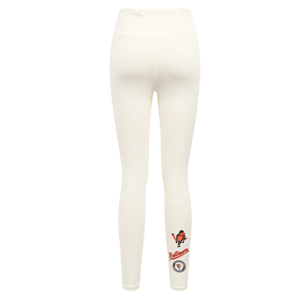 MLB BALTIMORE ORIOLES RETRO CLASSIC WOMEN'S JERSEY LEGGING (EGGSHELL) - Image 4