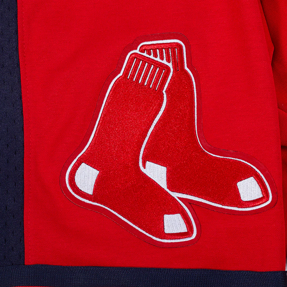 MLB BOSTON RED SOX SCRIPT TAIL MEN'S DOUBLE KNIT 2.0 SHORT (RED/MIDNIGHT NAVY/RED) - Image 5