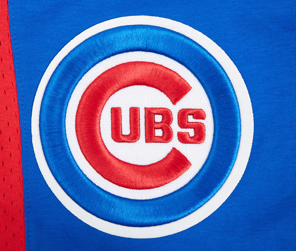MLB CHICAGO CUBS SCRIPT TAIL MEN'S DOUBLE KNIT 2.0 SHORT (ROYAL BLUE/RED) - Image 5