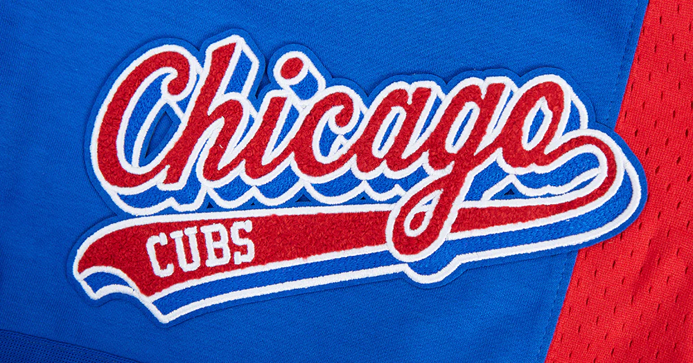 MLB CHICAGO CUBS SCRIPT TAIL MEN'S DOUBLE KNIT 2.0 SHORT (ROYAL BLUE/RED) - Image 6