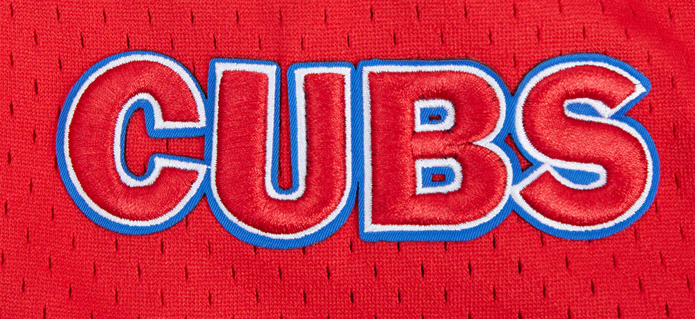 MLB CHICAGO CUBS SCRIPT TAIL MEN'S DOUBLE KNIT 2.0 SHORT (ROYAL BLUE/RED) - Image 8