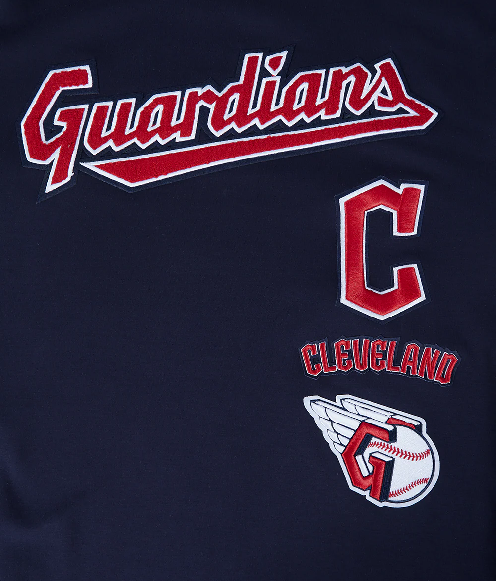 MLB CLEVELAND GUARDIANS RETRO CLASSIC MEN'S TOP (MIDNIGHT NAVY/RED) - Image 6
