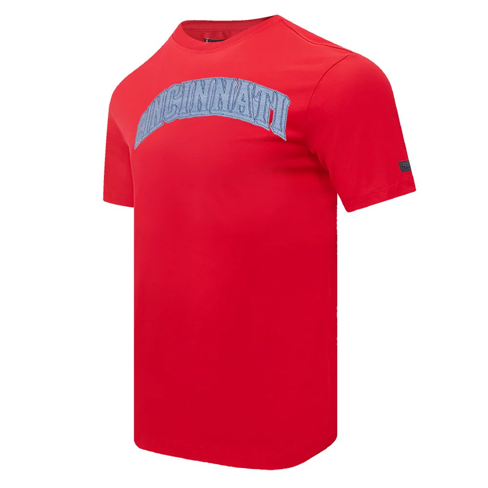 MLB CINCINNATI REDS VARSITY BLUES MEN'S TOP (RED) - Image 2