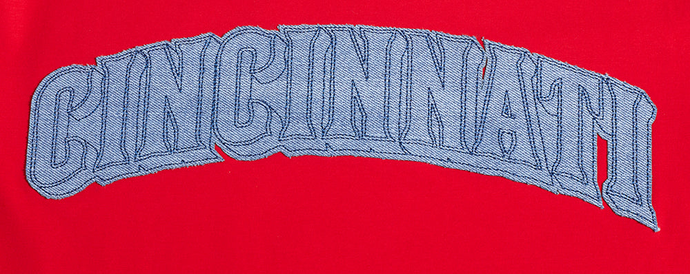 MLB CINCINNATI REDS VARSITY BLUES MEN'S TOP (RED) - Image 5
