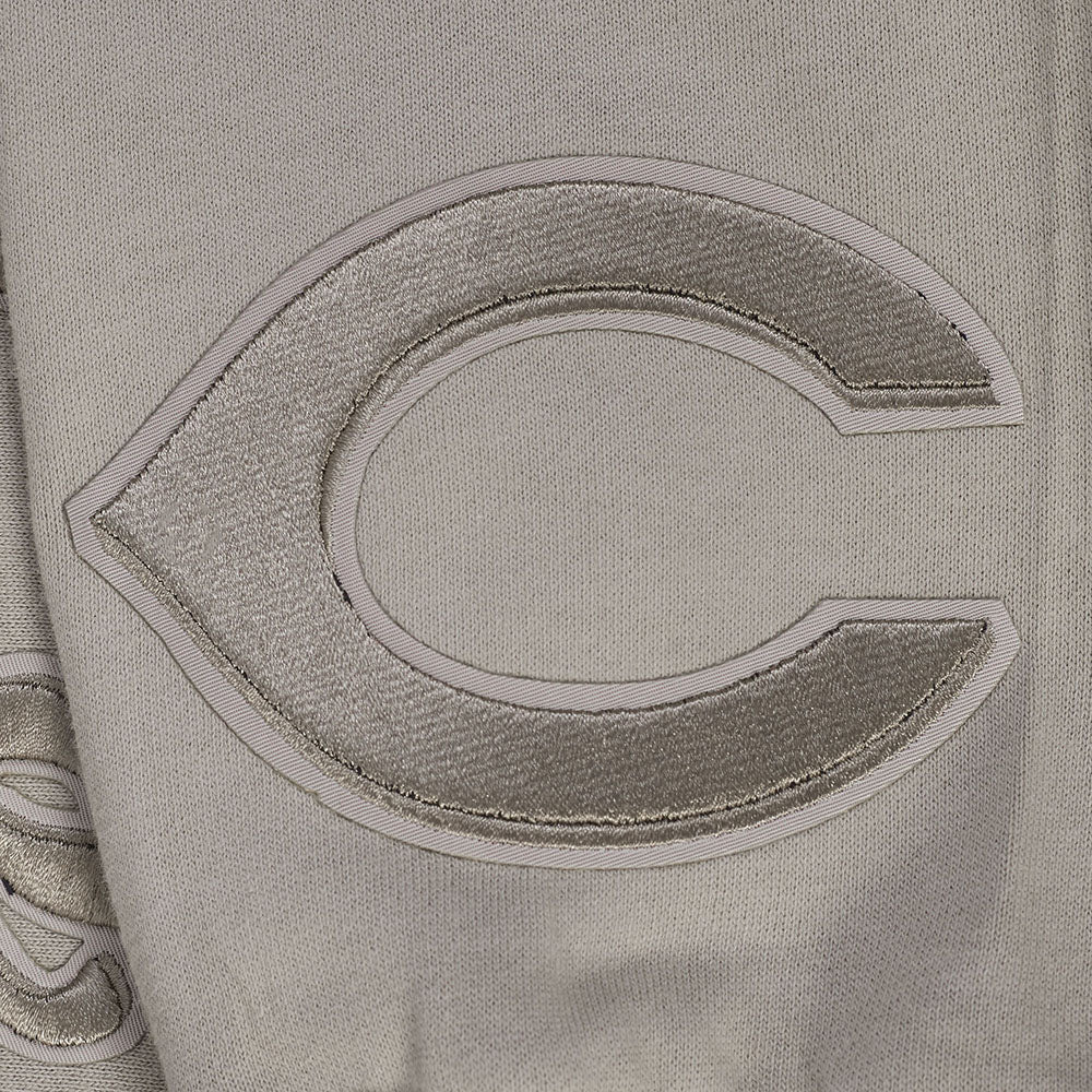 MLB CINCINNATI REDS WINGSPAN MEN'S DROP SHOULDER FLEECE CREWNECK (TAUPE) - Image 7