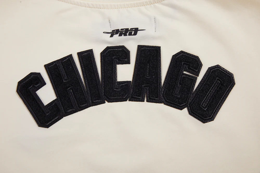 MLB CHICAGO WHITE SOX TRIPLE TONAL SINGLE JERSEY BOXY WOMEN'S TEE (EGGSHELL) - Image 6