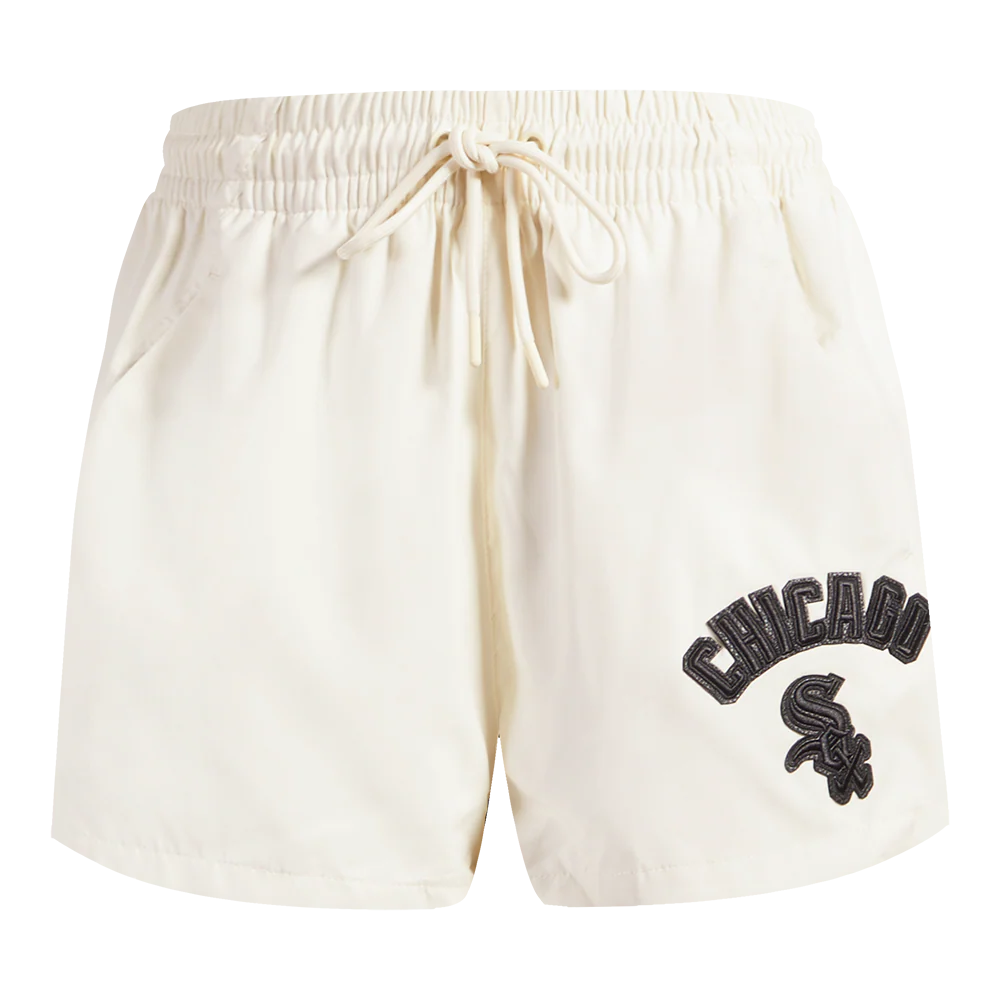 MLB CHICAGO WHITE SOX TRIPLE TONAL W WOVEN WOMEN'S SHORT (EGGSHELL) - Image 2