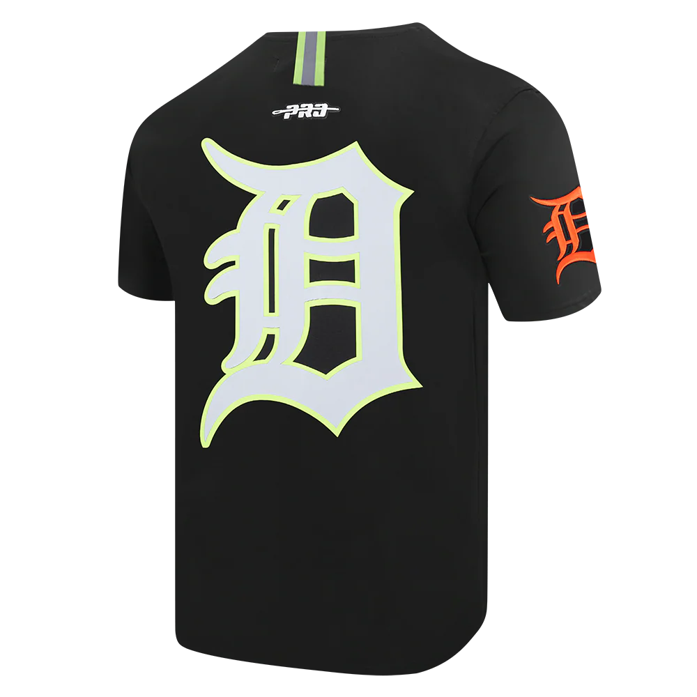 MLB DETROIT TIGERS UNDER THE LIGHTS MEN'S SINGLE JERSEY TEE (BLACK) - Image 8