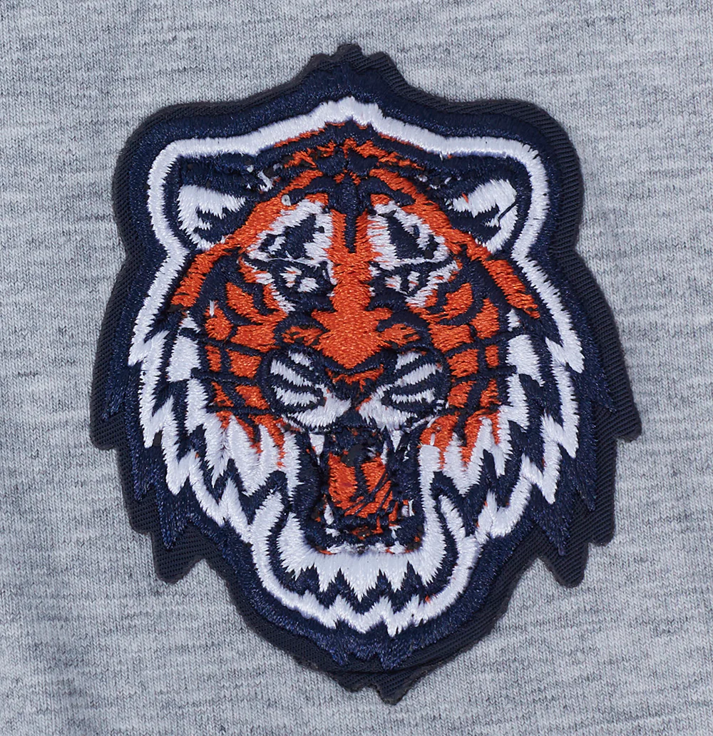 MLB DETROIT TIGERS CLASSIC WOMEN'S BOXY TOP (HEATHER GREY) - Image 5