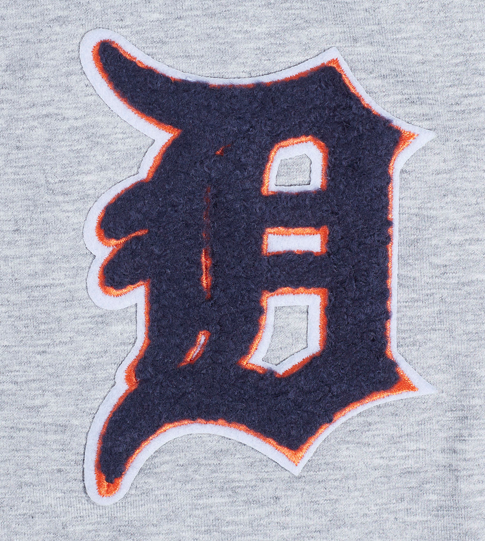 MLB DETROIT TIGERS CLASSIC WOMEN'S BOXY TOP (HEATHER GREY) - Image 7