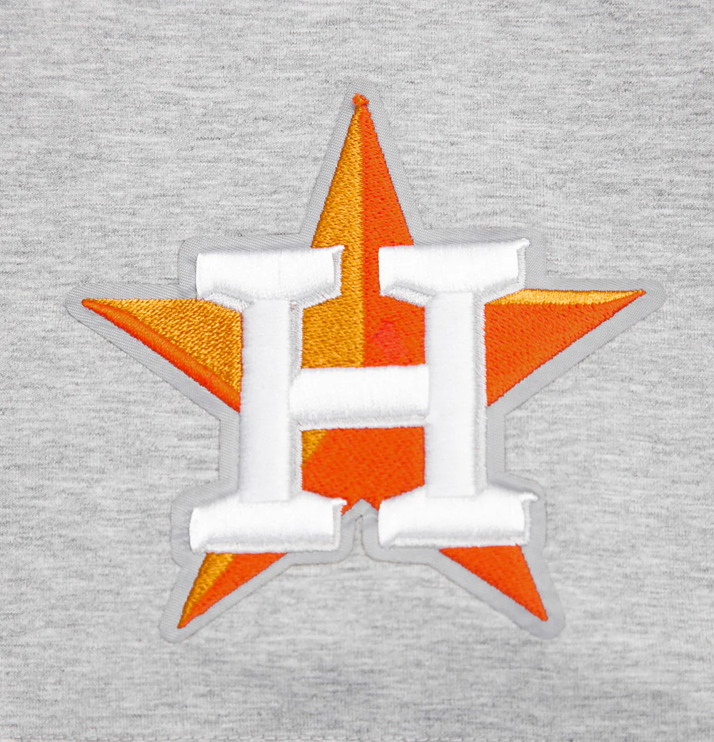 MLB HOUSTON ASTROS SCRIPT TAIL MEN'S TOPS (HEATHER GREY) - Image 6