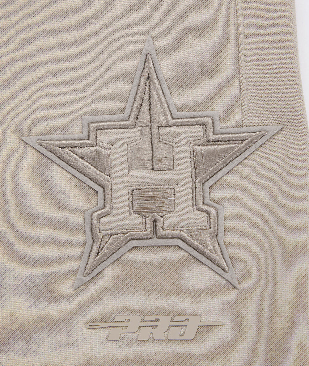 MLB HOUSTON ASTROS NEUTRAL FLEECE SWEATPANT (TAUPE) - Image 6