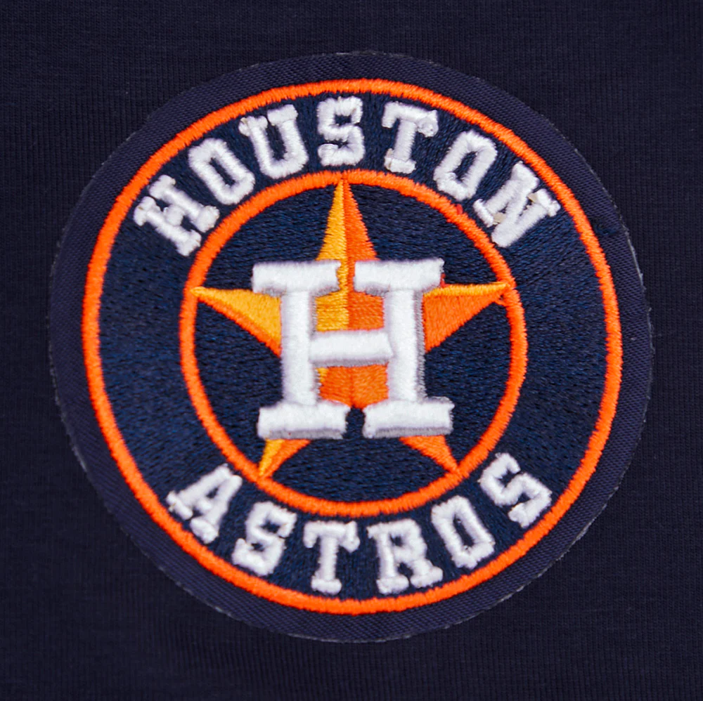 MLB HOUSTON ASTROS SCRIPT TAIL WOMEN'S SINGLE JERSEY BOXY TOP (MIDNIGHT NAVY) - Image 6