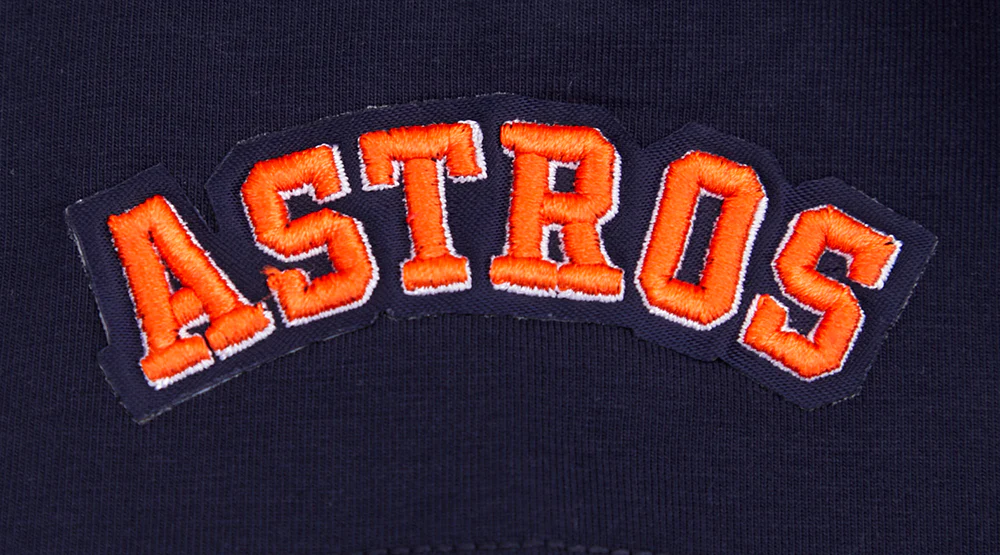 MLB HOUSTON ASTROS SCRIPT TAIL WOMEN'S SINGLE JERSEY BOXY TOP (MIDNIGHT NAVY) - Image 7