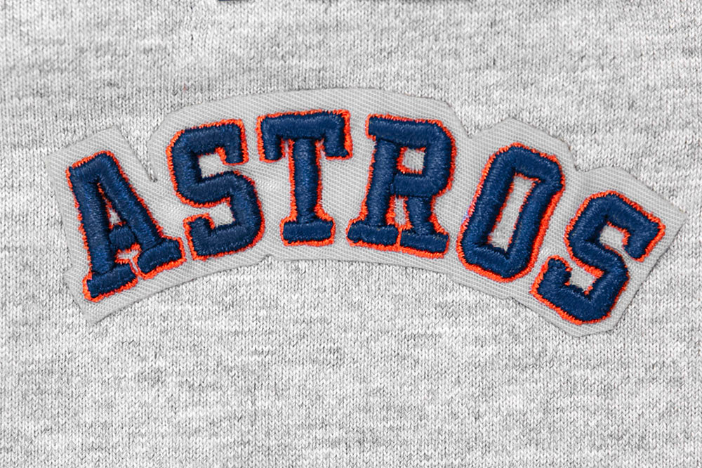 MLB HOUSTON ASTROS SCRIPT TAIL WOMEN'S BOYFRIEND TOP (HEATHER GREY) - Image 6