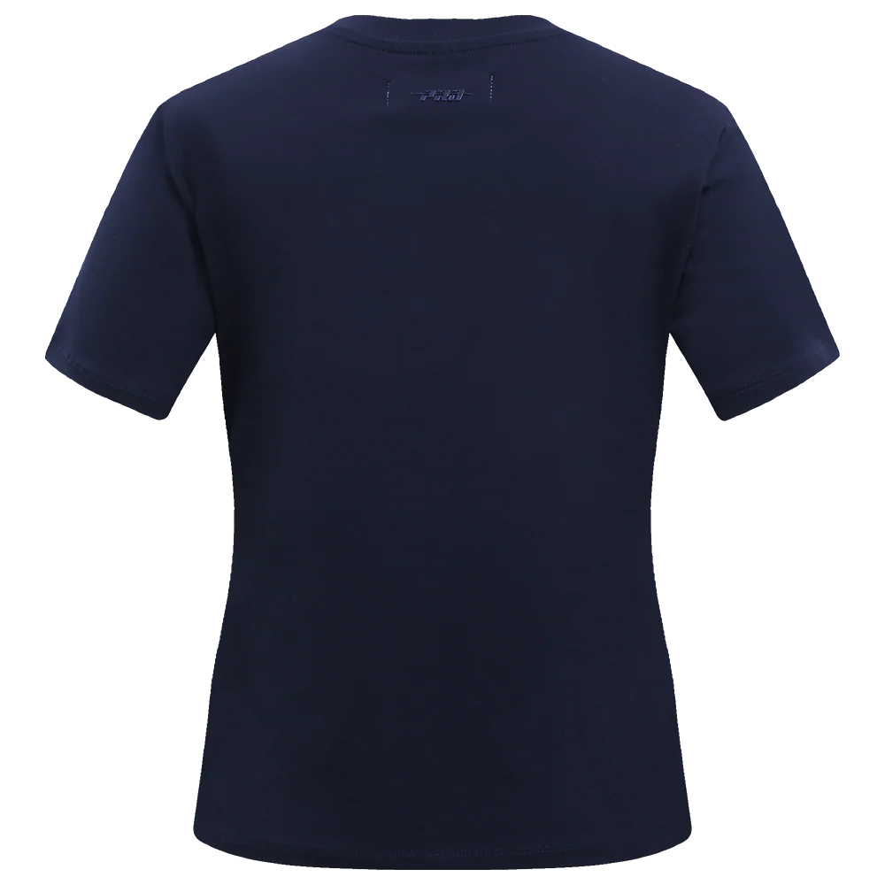MLB HOUSTON ASTROS CLASSIC SHORT SLEEVE WOMEN'S SLIM FIT TOP (MIDNIGHT NAVY) - Image 3