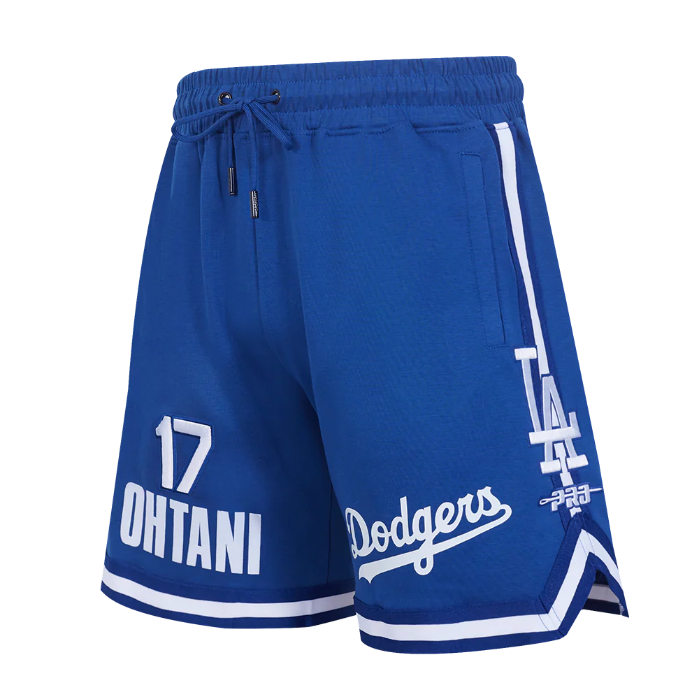 MLB LOS ANGELES DODGERS SHOHEI OHTANI #17 CLASSIC DOUBLE KNIT SHORT (DODGER BLUE)