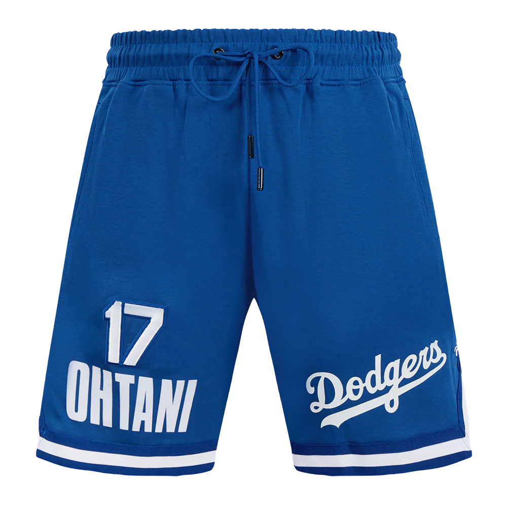 MLB LOS ANGELES DODGERS SHOHEI OHTANI #17 CLASSIC DOUBLE KNIT SHORT (DODGER BLUE) - Image 2