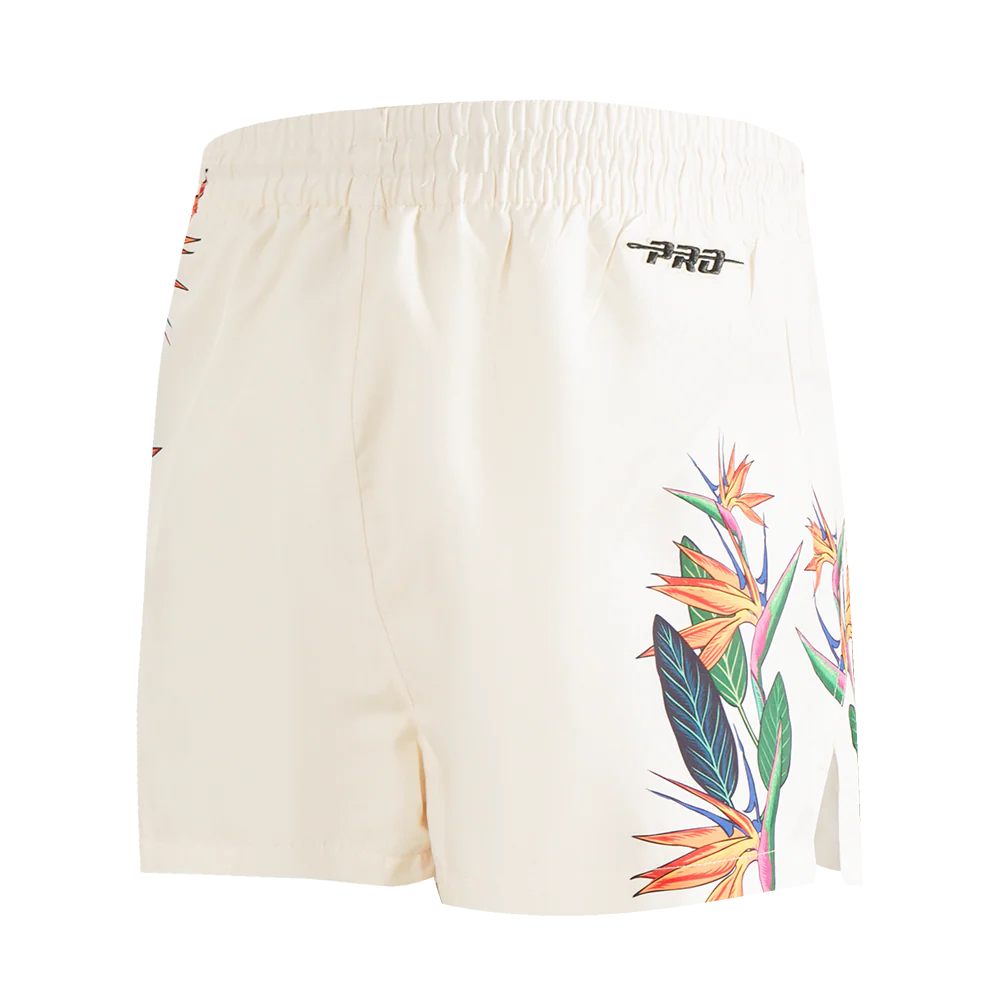 MLB LOS ANGELES DODGERS PARADISE WOMEN'S WOVEN SHORT (EGGSHELL) - Image 5
