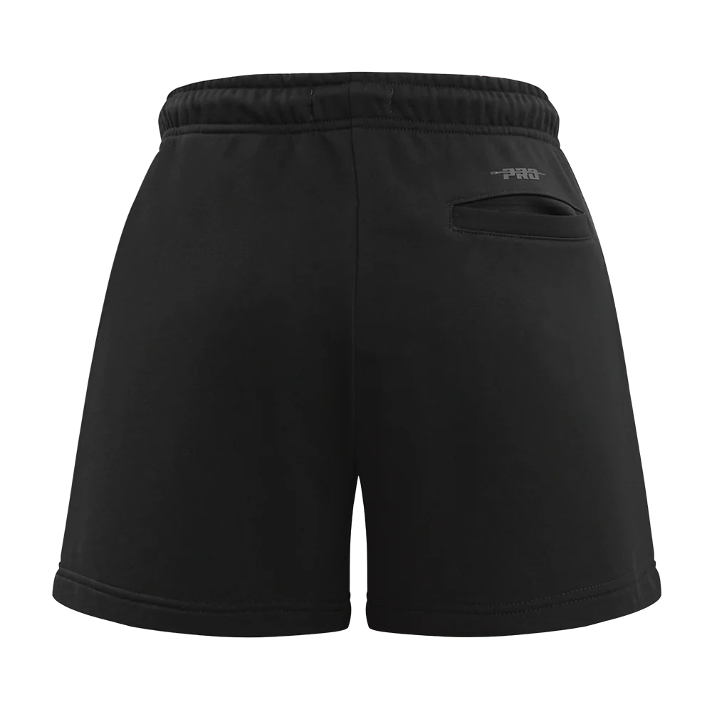MLB LOS ANGELES DODGERS CLASSIC WOMEN'S FLEECE SHORT (BLACK) - Image 4