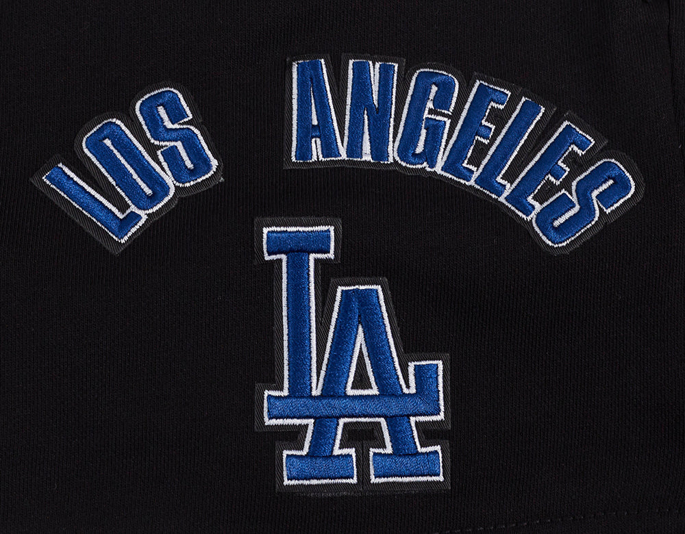 MLB LOS ANGELES DODGERS CLASSIC WOMEN'S FLEECE SHORT (BLACK) - Image 5