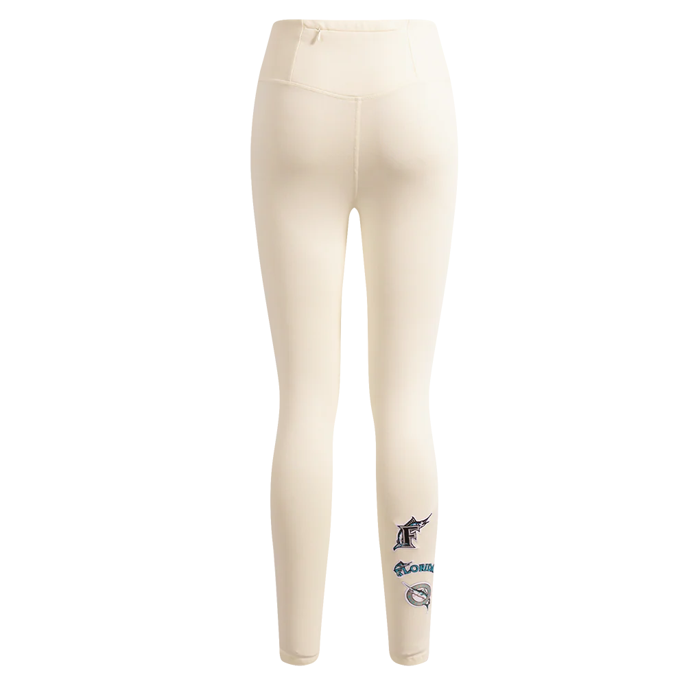 MLB FLORIDA MARLINS RETRO CLASSIC WOMEN'S JERSEY LEGGING (EGGSHELL) - Image 3