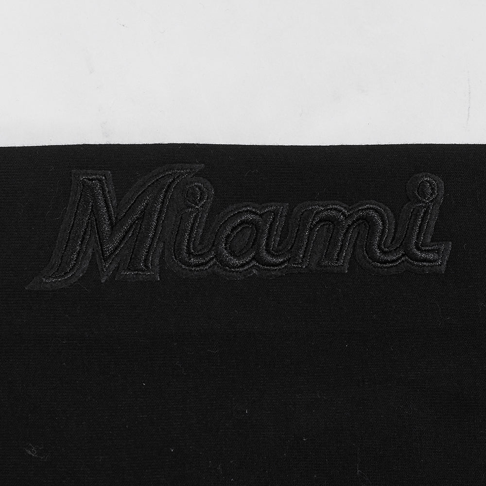 MLB MIAMI MARLINS NEUTRAL WOMEN'S JERSEY LEGGING (BLACK) - Image 6