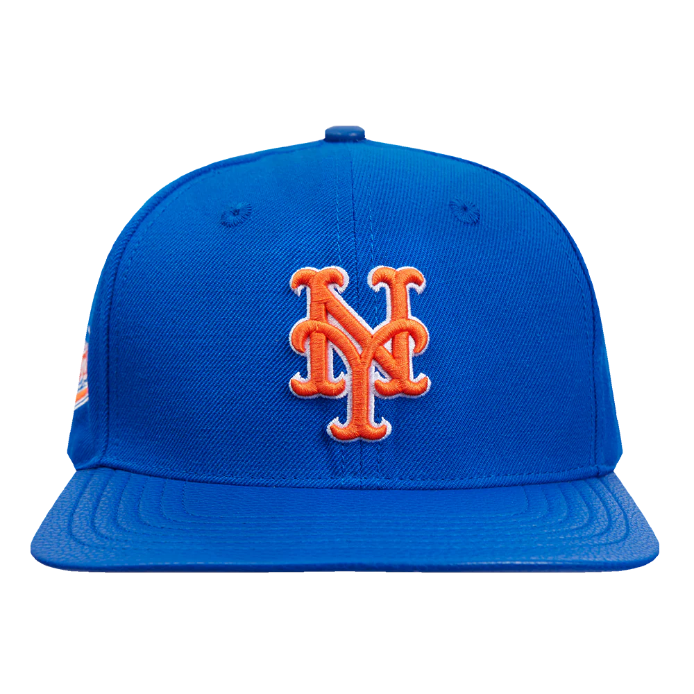 MLB NEW YORK METS SCRIPT TAIL WOOL STRAPBACK (ROYAL BLUE)