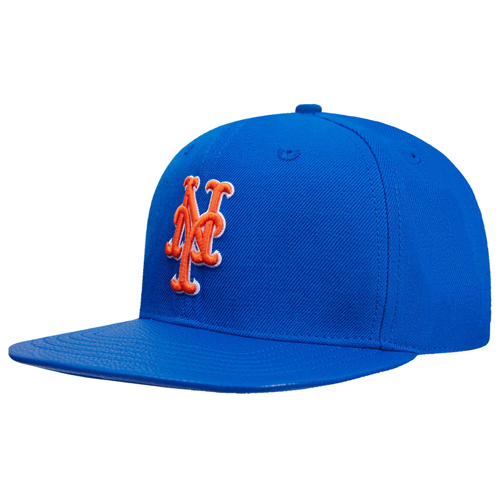 MLB NEW YORK METS SCRIPT TAIL WOOL STRAPBACK (ROYAL BLUE) - Image 2