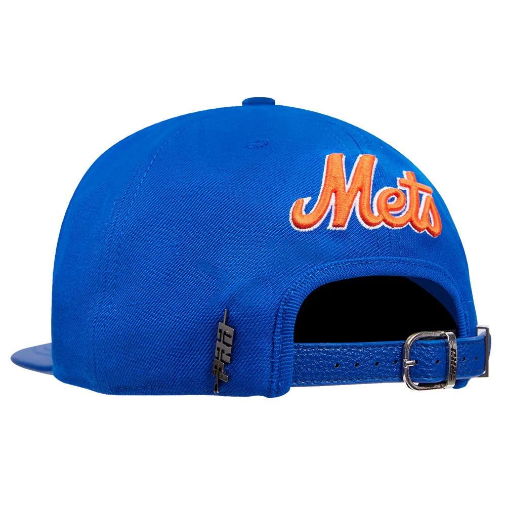 MLB NEW YORK METS SCRIPT TAIL WOOL STRAPBACK (ROYAL BLUE) - Image 4