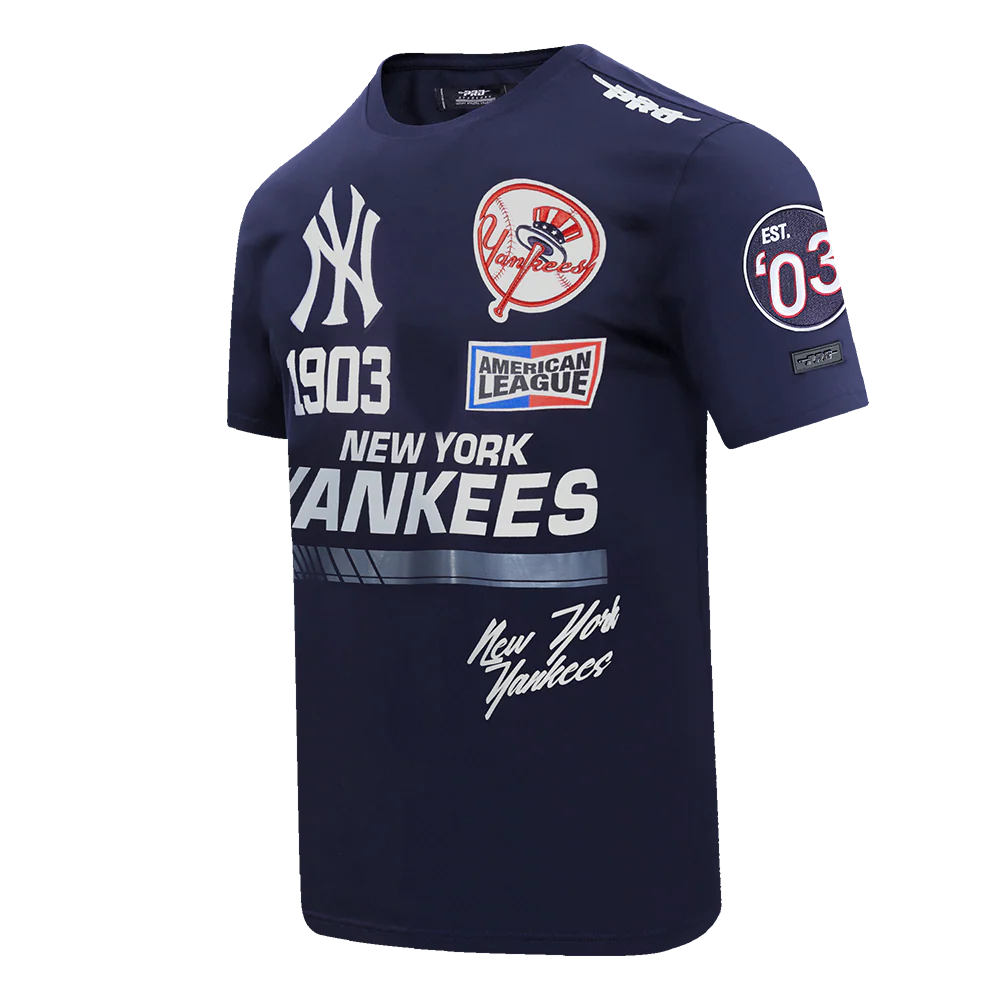 MLB NEW YORK YANKEES FAST LANE MULTI SINGLE JERSEY MEN'S TEE (MIDNIGHT NAVY) - Image 2