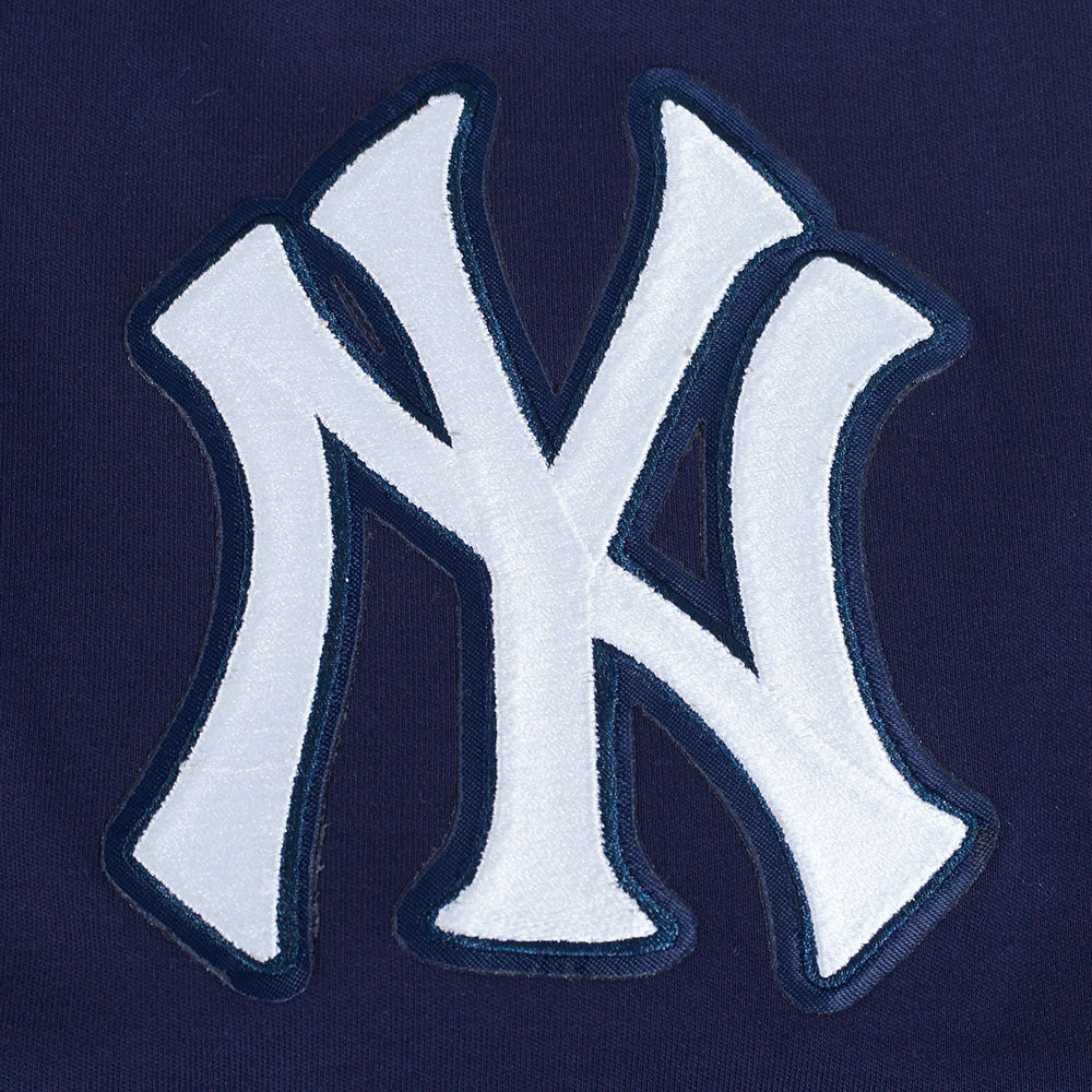 MLB NEW YORK YANKEES AARON JUDGE #99 CLASSIC MEN'S SHORT SLEEVE PULLOVER HOODIE (MIDNIGHT NAVY) - Image 7