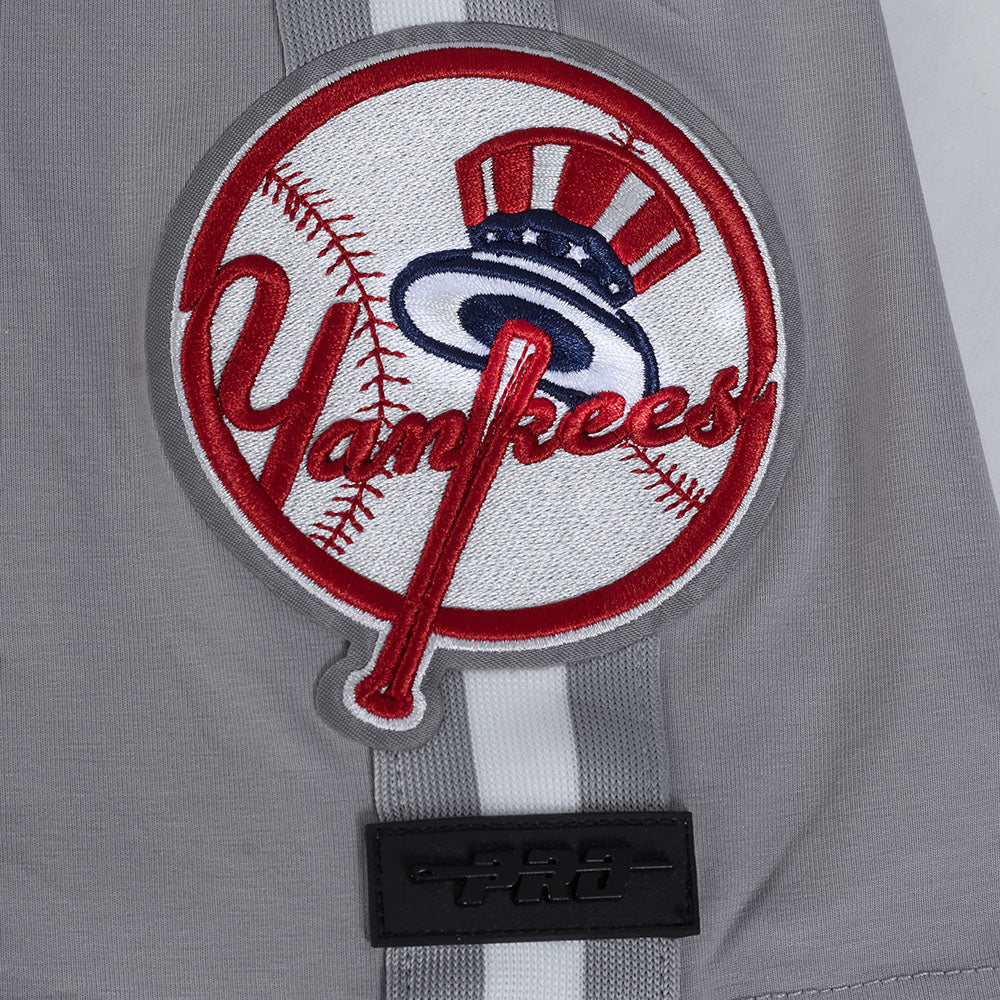 MLB NEW YORK YANKEES AARON JUDGE #99 CLASSIC MEN'S SINGLE JERSEY STRIPED TOP (GRAY) - Image 6