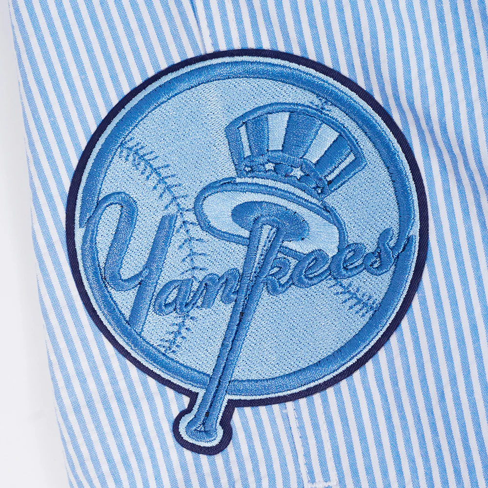 MLB NEW YORK YANKEES COUNTRY CLUB MEN'S SEERSUCKER SHORT (SEERSUCKER BLUE) - Image 5