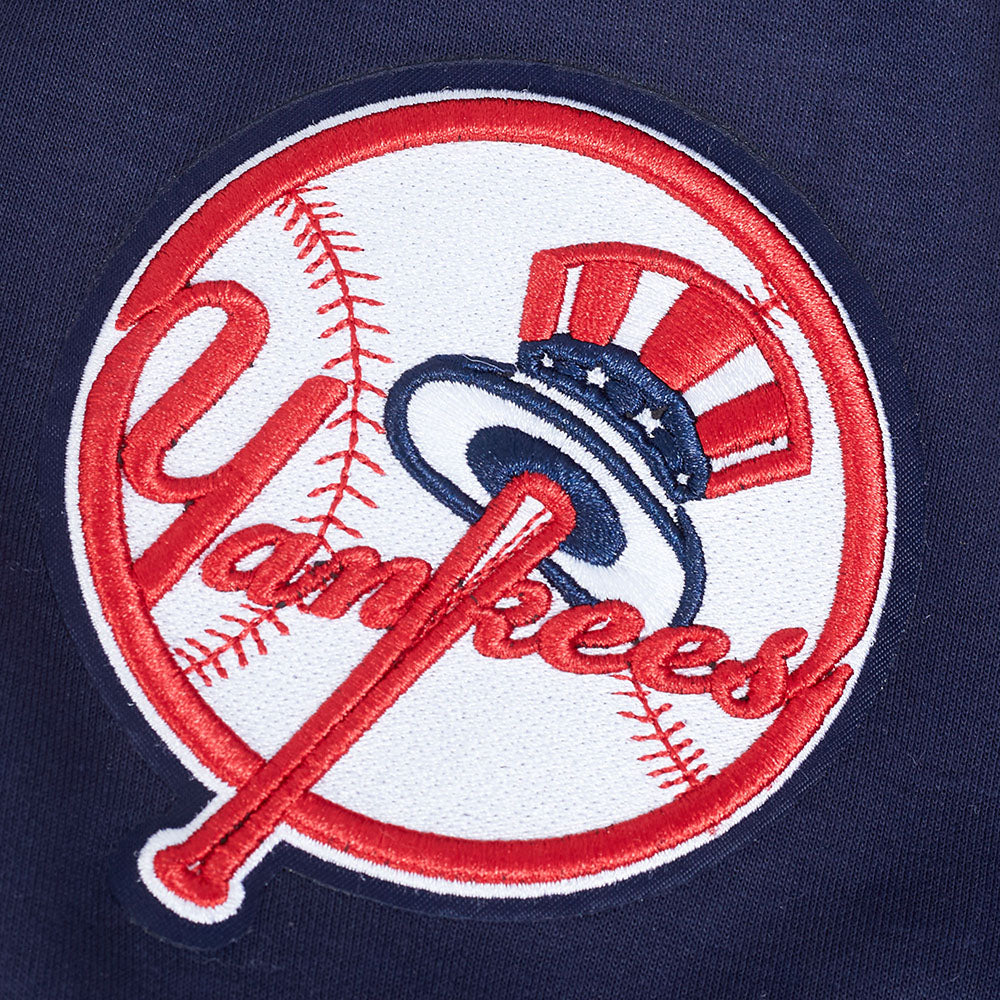MLB NEW YORK YANKEES AARON JUDGE #99 CLASSIC MEN'S DOUBLE KNIT PULLOVER HOODIE (MIDNIGHT NAVY) - Image 6