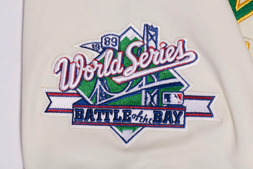 MLB OAKLAND ATHLETICS RETRO CLASSIC MEN'S TOP (EGGSHELL/ KELLY GREEN) - Image 6