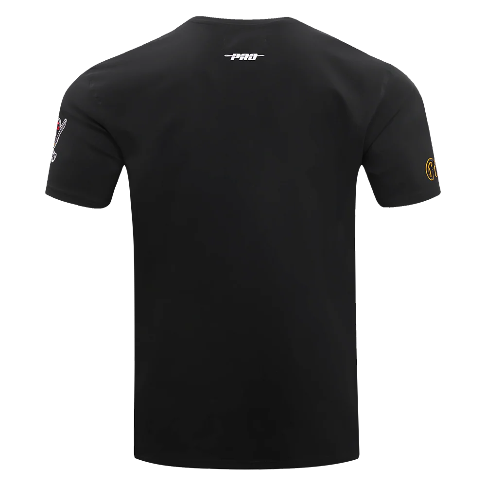 MLB PITTSBURGH PIRATES CREST EMBLEM SINGLE JERSEY TOP (BLACK) - Image 4