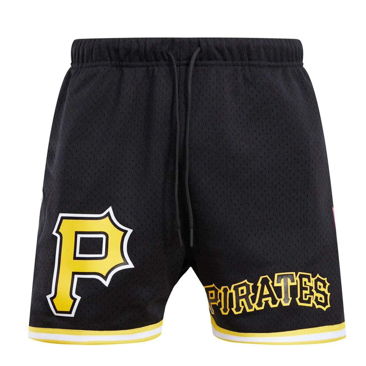 MLB PITTSBURGH PIRATES LOGO MEN'S MESH SHORT (BLACK) - Image 3
