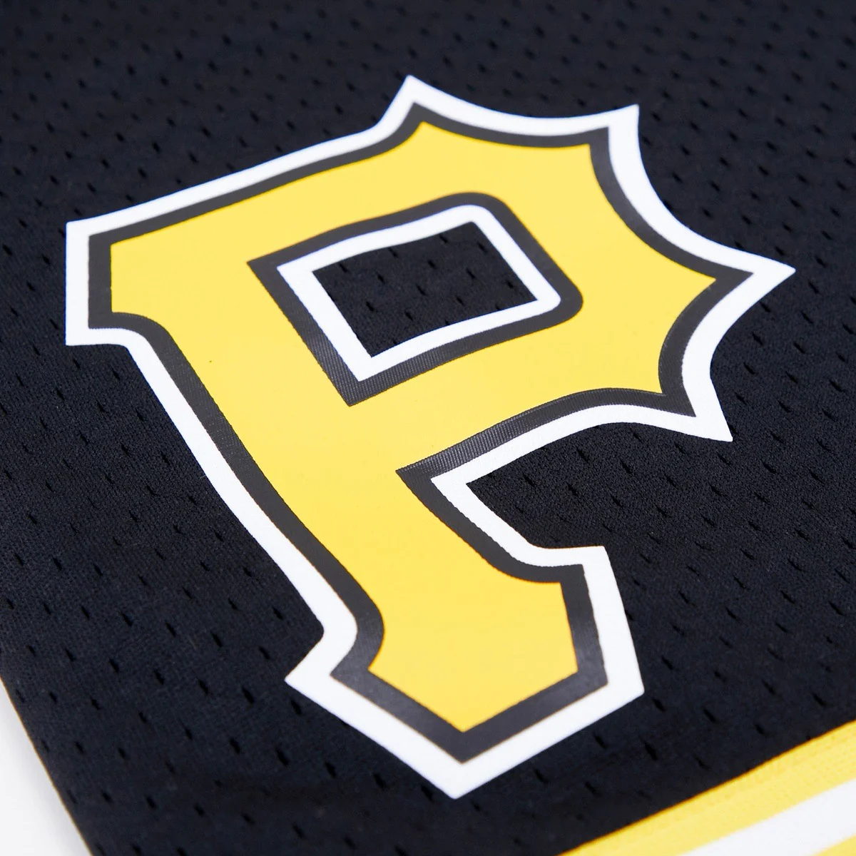 MLB PITTSBURGH PIRATES LOGO MEN'S MESH SHORT (BLACK) - Image 4