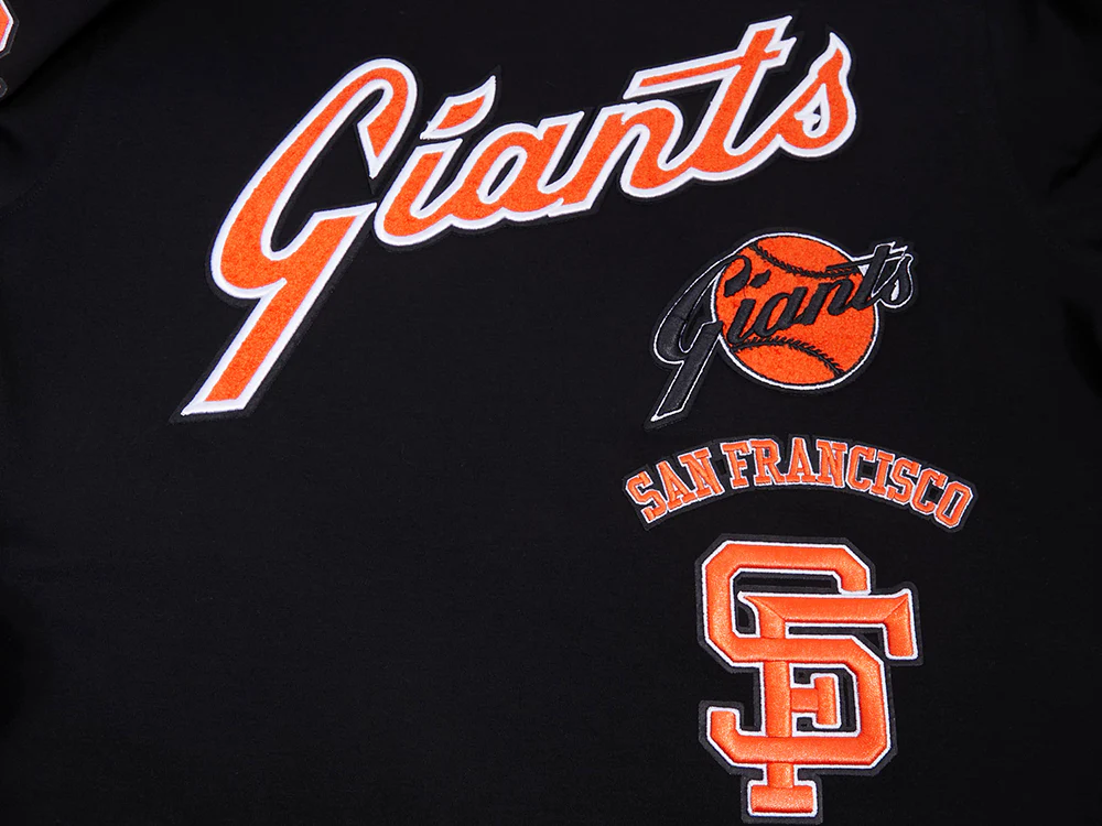 MLB SAN FRANCISCO GIANTS RETRO CLASSIC MEN'S TOP (BLACK/ORANGE) - Image 5
