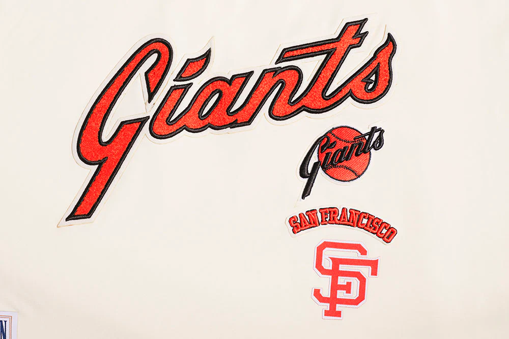 MLB SAN FRANCISCO GIANTS RETRO CLASSIC WOMEN'S BOXY TOP (EGGSHELL) - Image 5