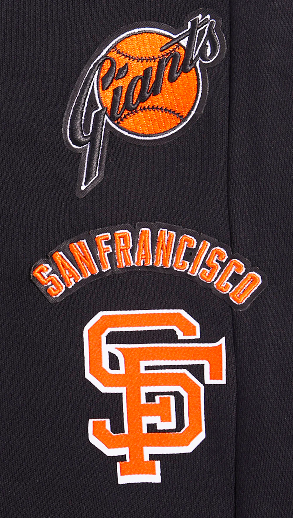 MLB SAN FRANCISCO GIANTS RETRO CLASSIC WOMEN'S SWEATPANT (BLACK/ORANGE) - Image 5
