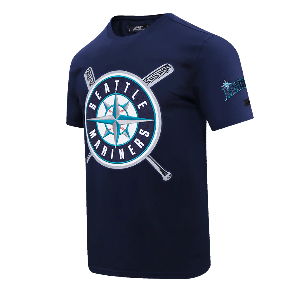 MLB SEATTLE MARINERS MASHUP MEN'S TOP (MIDNIGHT NAVY) - Image 2