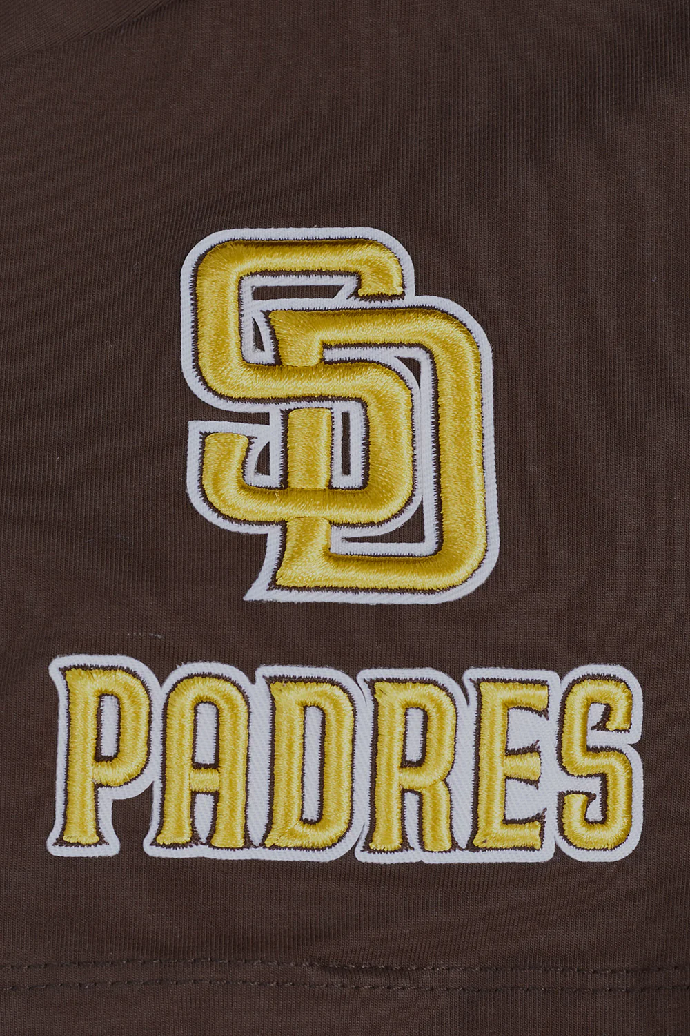 MLB SAN DIEGO PADRES MASHUP WOMEN'S BOXY TOP (BROWN) - Image 6