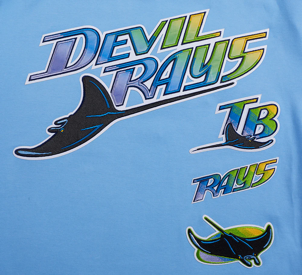 MLB TAMPA DEVIL RAYS RETRO CLASSIC MEN'S TOP (UNIVERSITY BLUE) - Image 5