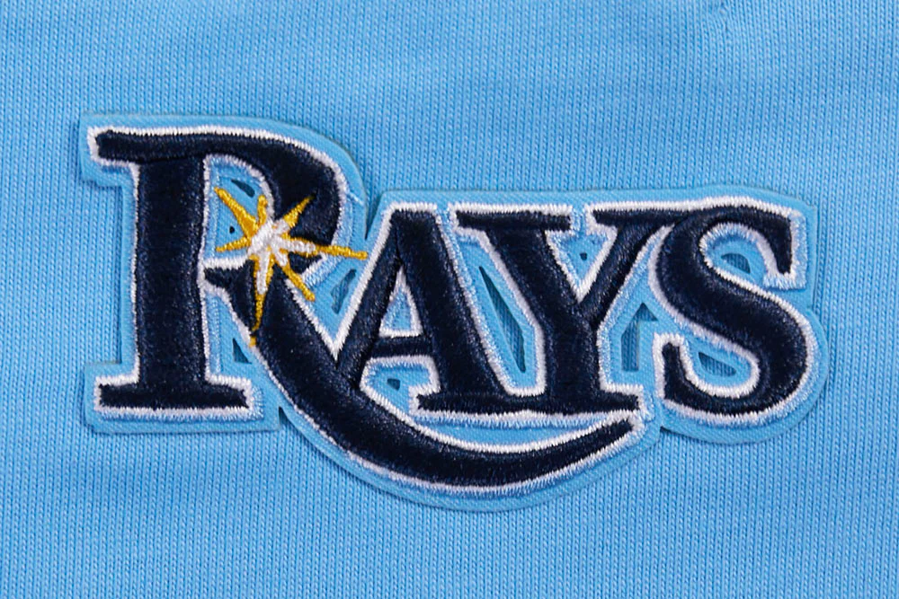 MLB TAMPA BAY RAYS SCRIPT TAIL WOMEN'S BOYFRIEND TOP (UNIVERSITY BLUE) - Image 5