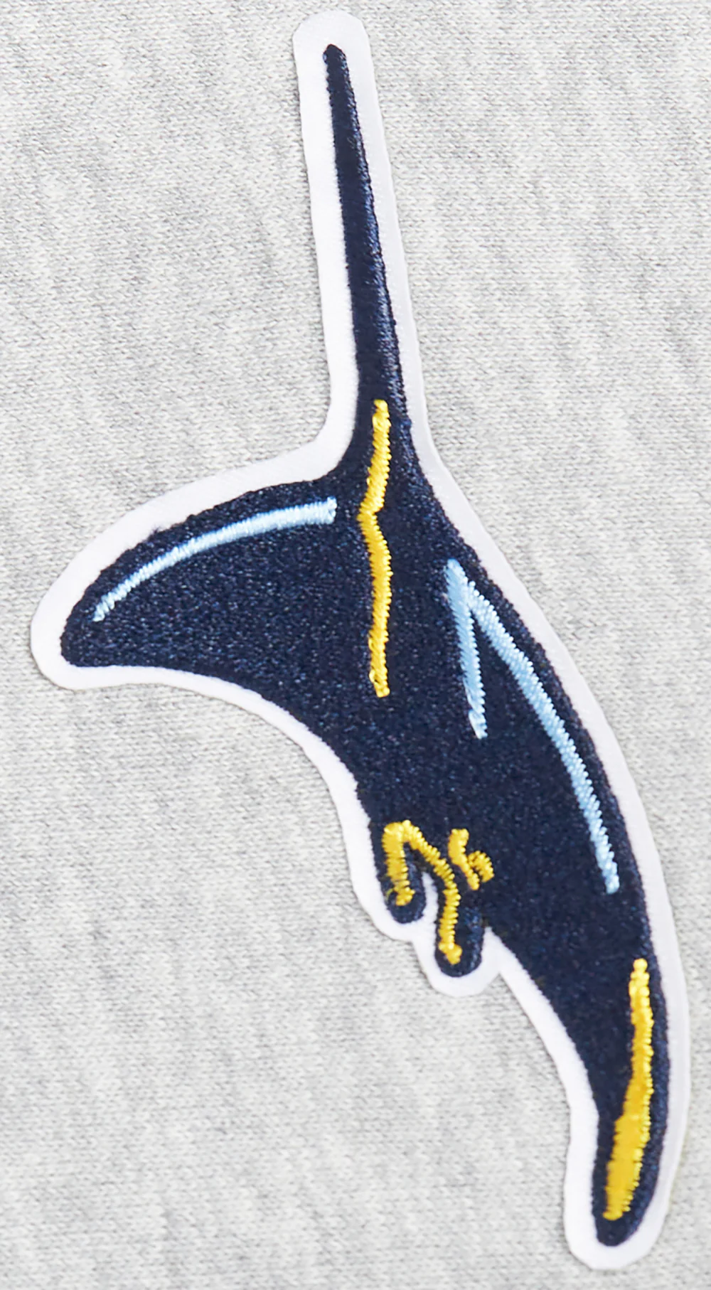 MLB TAMPA BAY RAYS CLASSIC WOMEN'S FLEECE CREWNECK (HEATHER GREY) - Image 6