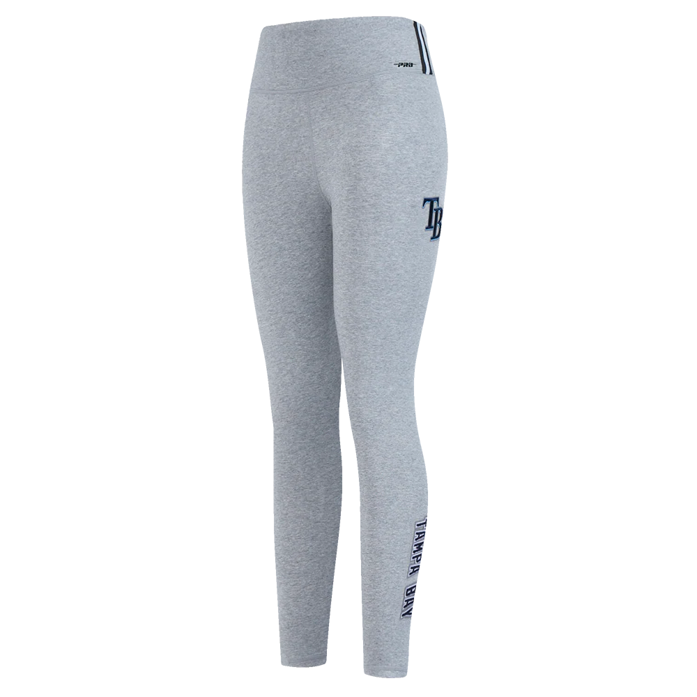 MLB TAMPA BAY RAYS CLASSIC WOMEN'S JERSEY LEGGING (HEATHER GREY)