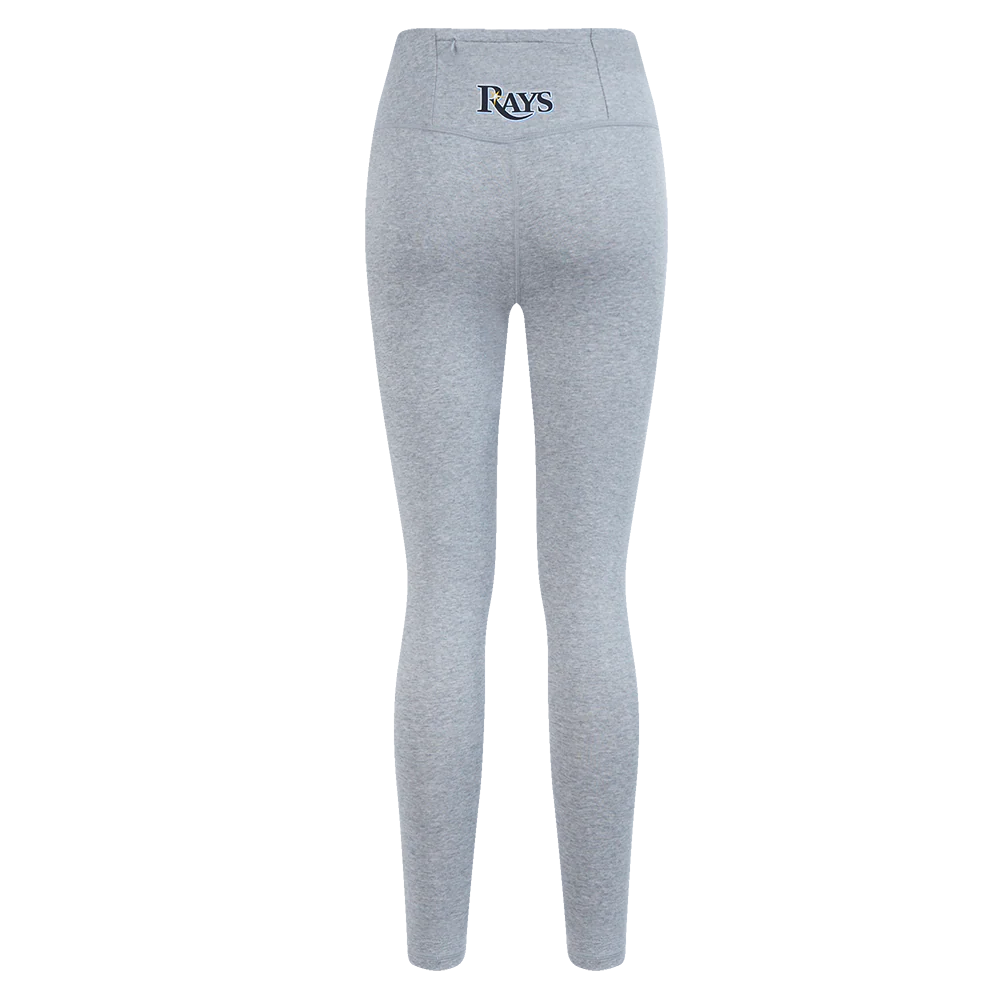 MLB TAMPA BAY RAYS CLASSIC WOMEN'S JERSEY LEGGING (HEATHER GREY) - Image 3