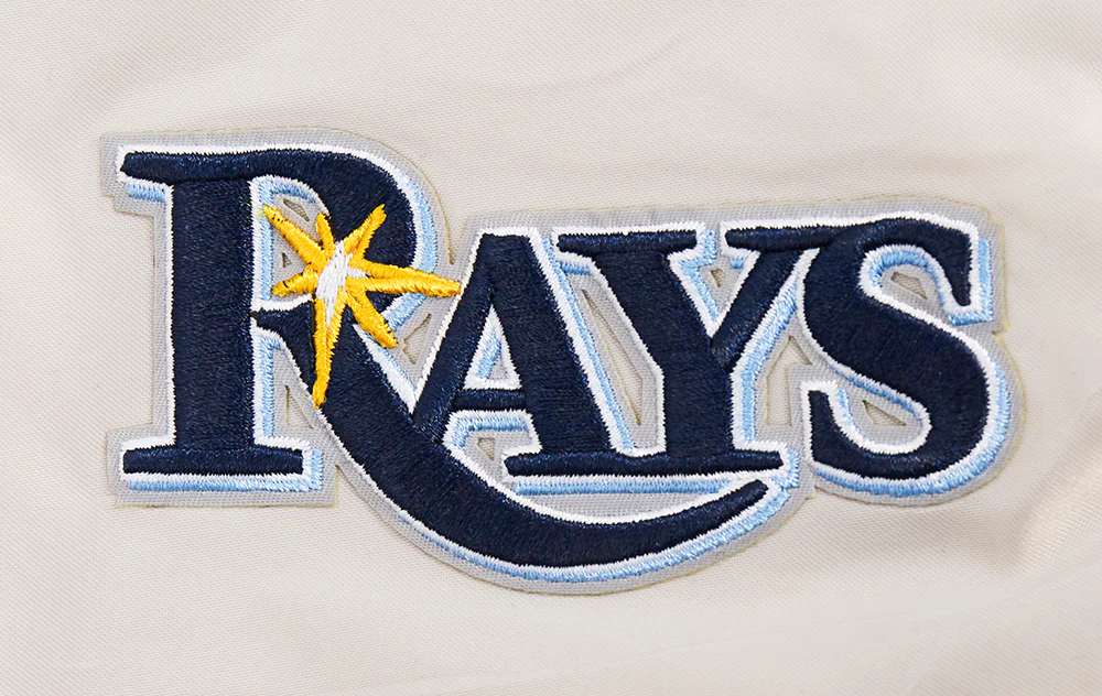 MLB TAMPA BAY RAYS CLASSIC WOMEN'S SATIN JACKET (SILVER) - Image 7